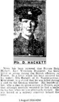 13th 122 Pte J Hackett 1 August 1916 HDM1.jpg
