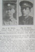 4th 2217 Pte H Neal Hull Times 2 Dec 1916.JPG