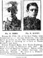 11th 1180 Pte R Kirby 4 December 1916 HDM.JPG
