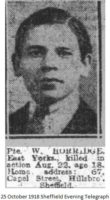 42566 Pte W Horridge 25 October 1918 Sheffield Evening Telegraph1.jpg